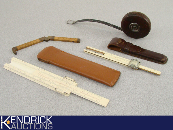 lot 9 image: Lot of Vintage Measuring Tools