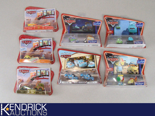 lot 20 image: Lot of 14 Disney Pixars Cars MINT on Card Mini Adventures, and Movie Moments Die Cast Cars