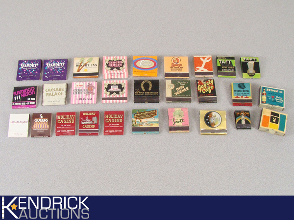 lot 44 image: Lot of Collectible Vegas, and Unique Matchbooks