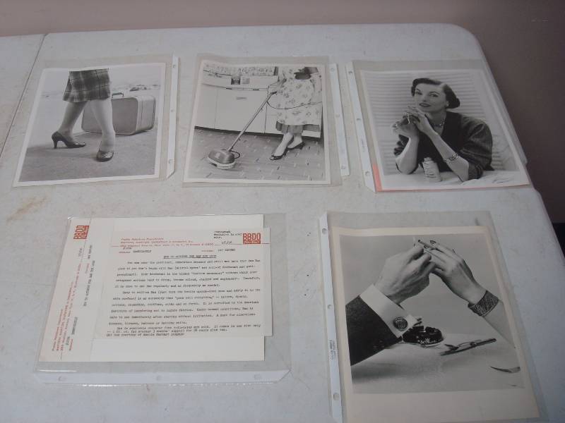 Lot Of 1950s Advertising Photos
