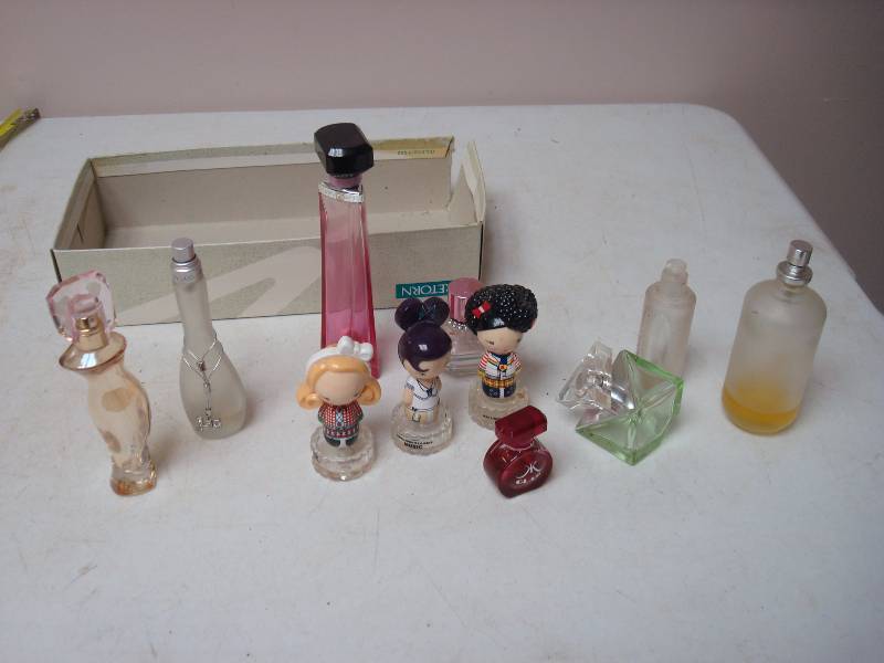 Lot Of Perfume Bottles, Some Perfume