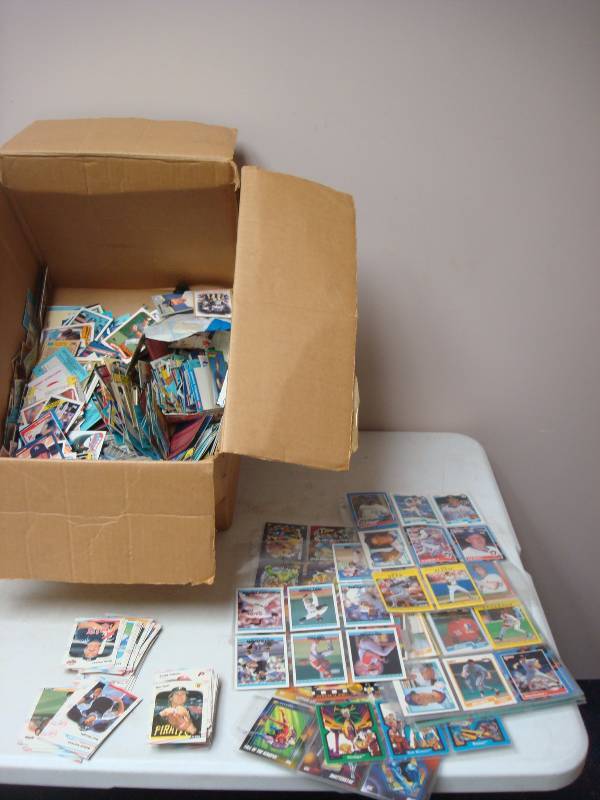 Box Of Mixed Baseball Cards
