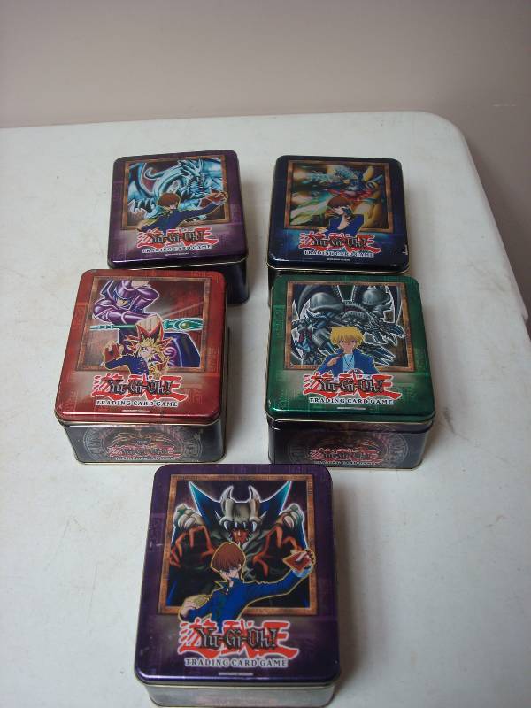 Lot Of Yu-Gi-Oh Tins And Cards