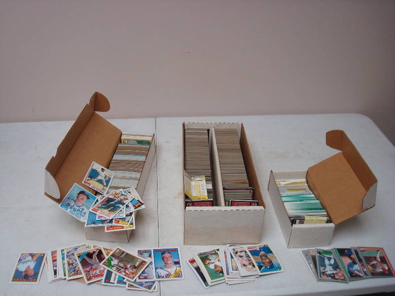 Boxes Of Mixed Baseball Cards