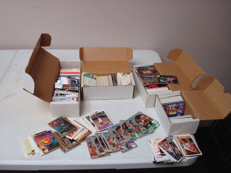 Four Boxes Of Basketball Ball Cards