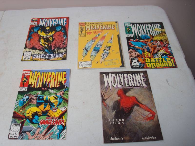 Lot Of Wolverine Comic Books