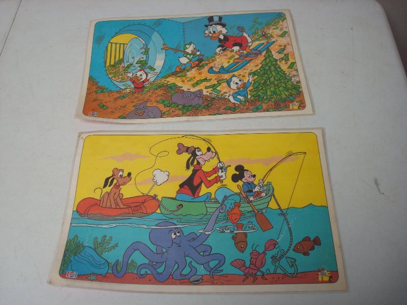Pair Of Disney Pepsi Place Mats, Used