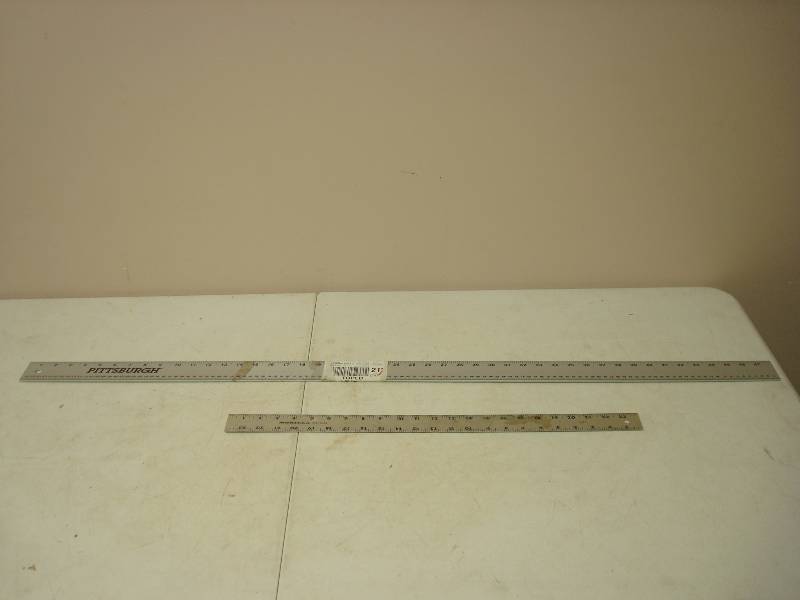 Pair of Aluminum Rulers