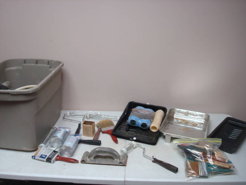 Lot Of Painting Supplies