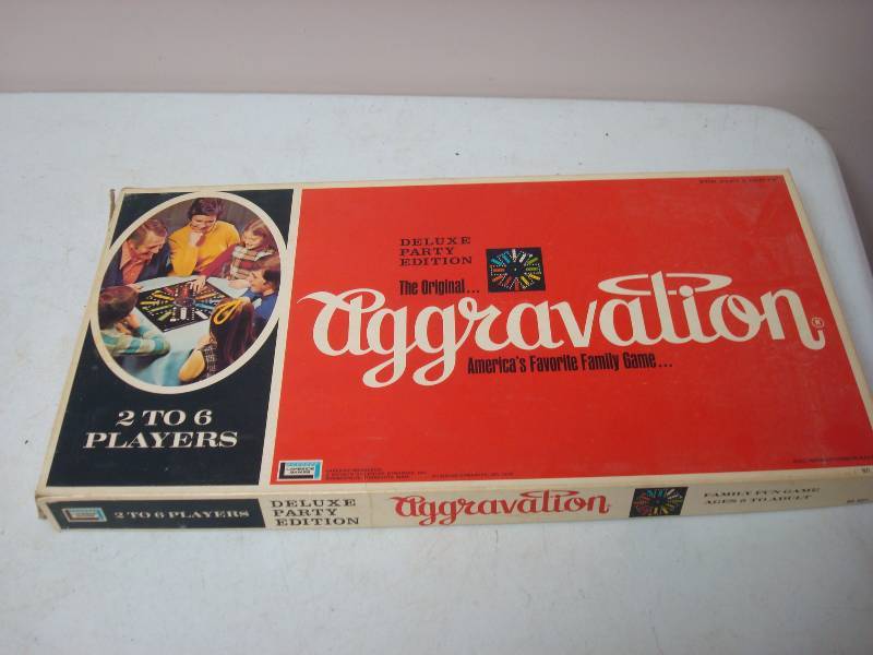 Vintage Aggravation Board Game, Looks Complete