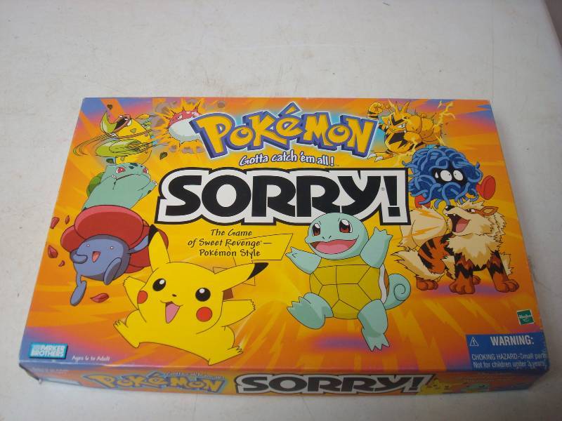 Pokemon Sorry Board Game