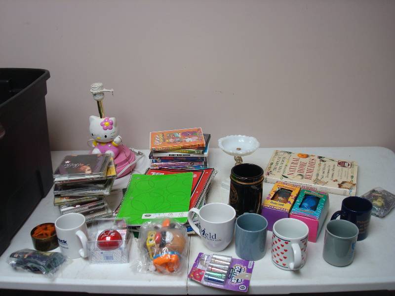 Bin Filled With Mixed Items