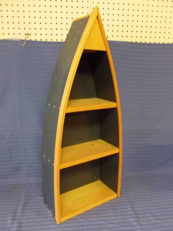 lot 12 image: Custom Made Canoe Shelf