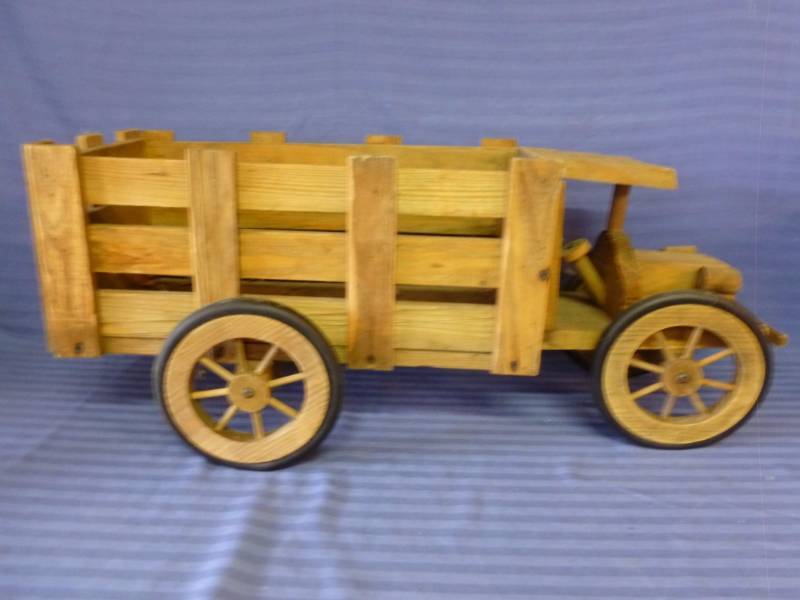 lot 37 image: Custom Made Wooden Truck