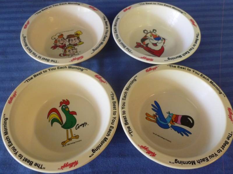 lot 95 image: Kelloggs Cereal Bowls