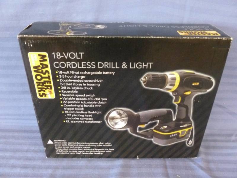 lot 142 image: 18-Volt Drill