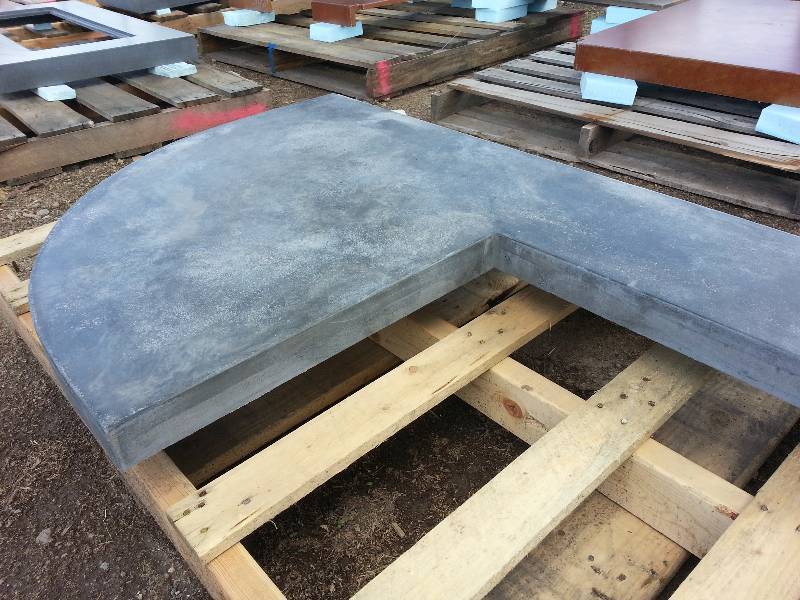 Textured, Rounded Rectangular Table Top