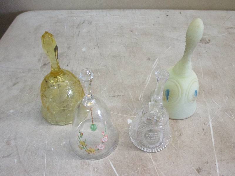 lot 130 image: glass bells