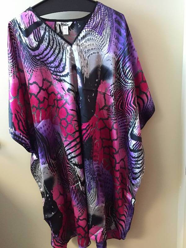 Assorted Caftans and Camilace Bras - Sizes, Color, and Quantity of each are in description