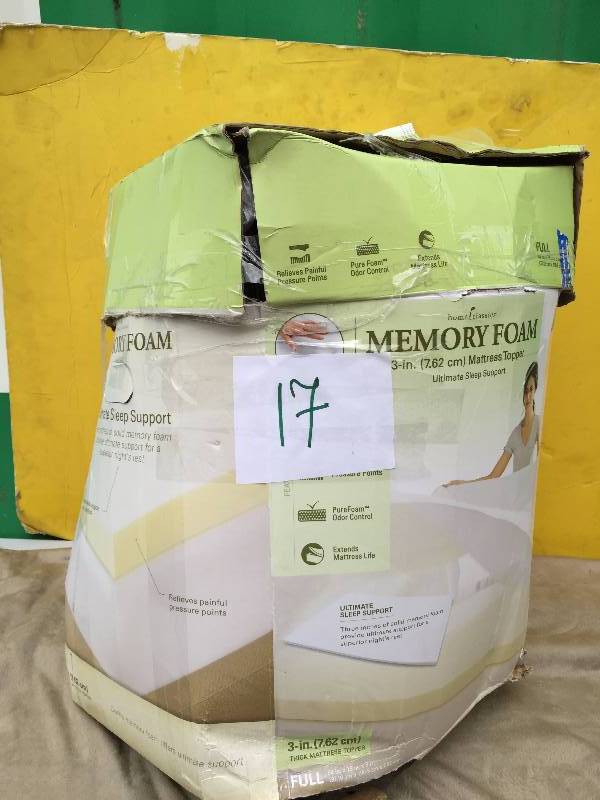 lot 17 image: Memory Foam 3 Full Size