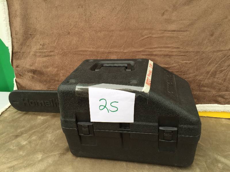 lot 25 image: Homelite Chainsaw- Salvage needs repair