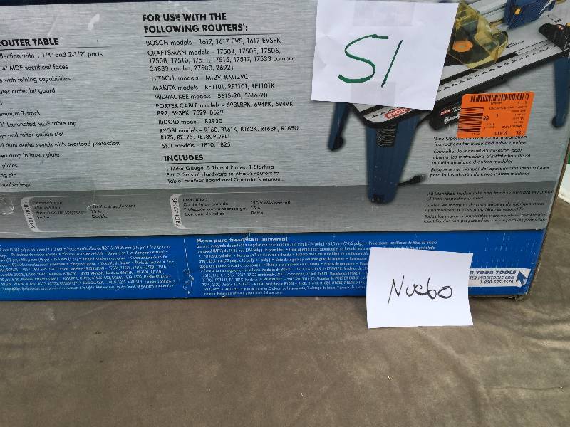 Ryobi Router Table NEW