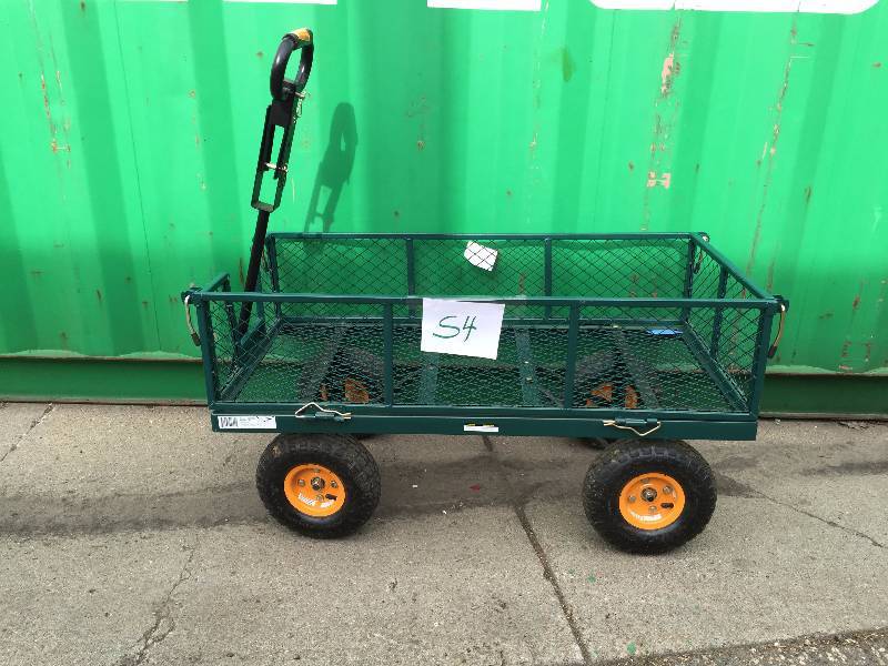 Tricam Industries 3 cu. ft. Steel Garden Yard Cart