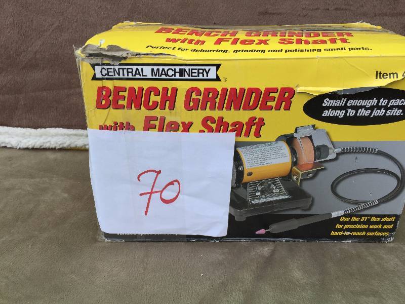 Bench Grinder with Flex Shaft