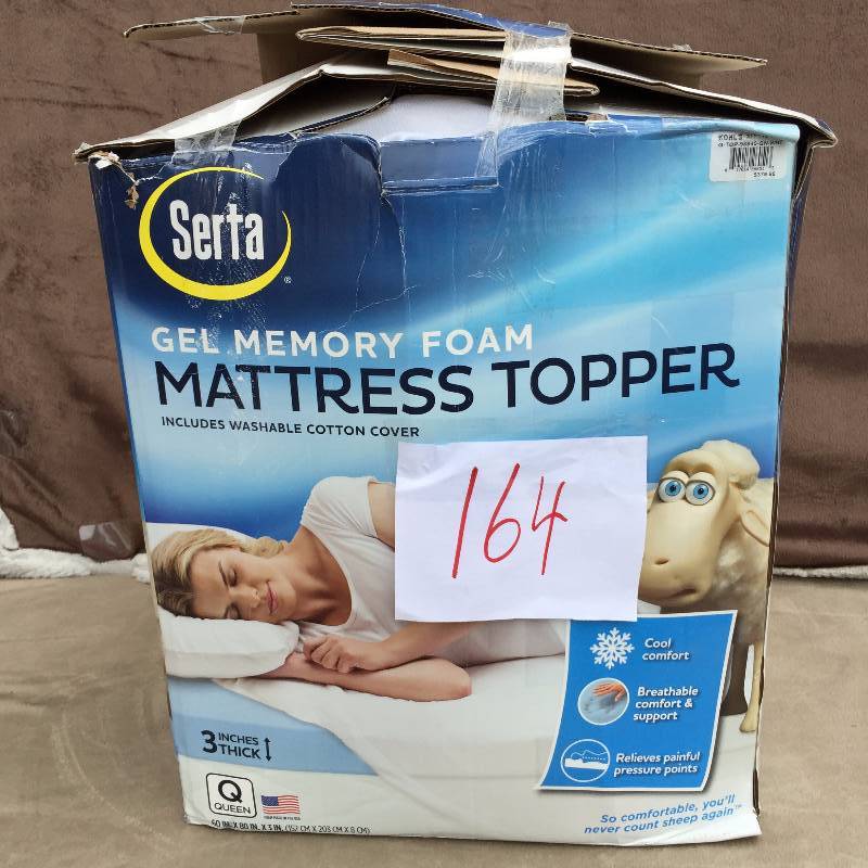Gel Memory Foam 3  Thick Queen