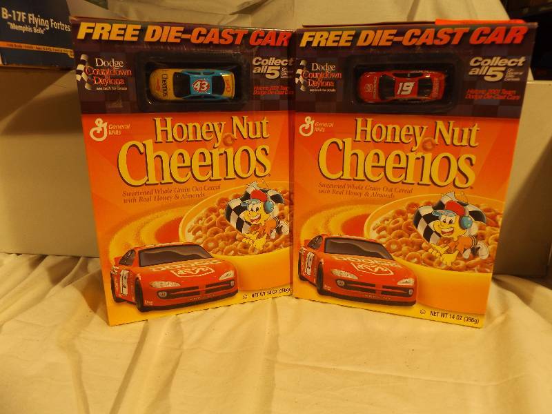 lot 22 image: 2 Honey Nut Cheerios Free Cars