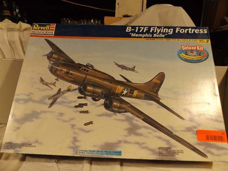 lot 25 image: Memphis Belle Model Airplane