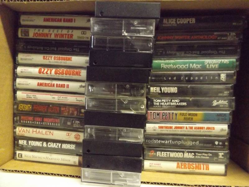 lot 292 image: Classic Rock Cassette Tapes