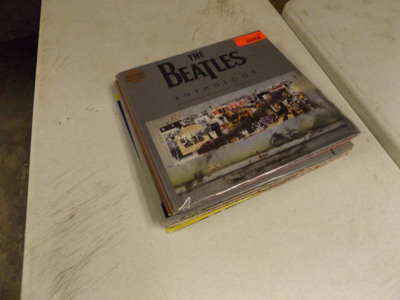 lot 115 image: Stack of Vinyl Records incl. Beatles