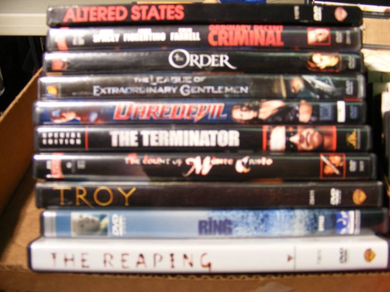lot 282 image: 10 Suspense DVDs