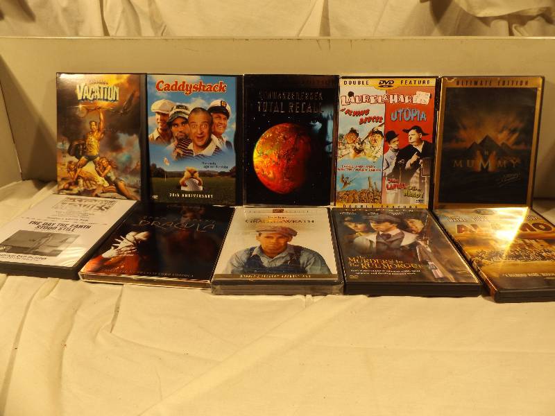 lot 92 image: 10 DVD Movies
