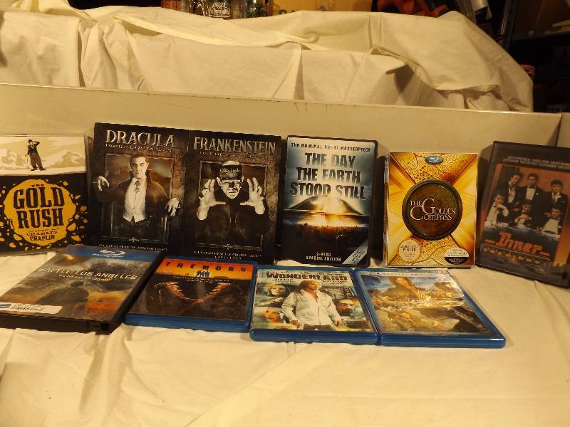 lot 95 image: 10 DVDs, some Blu-Ray
