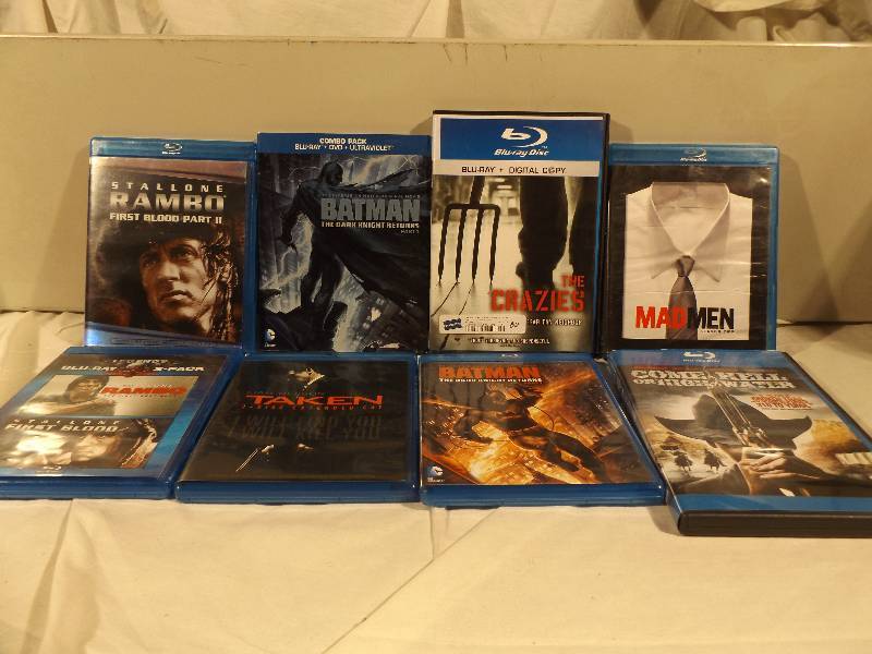 lot 96 image: 8 Blu-Ray DVDs
