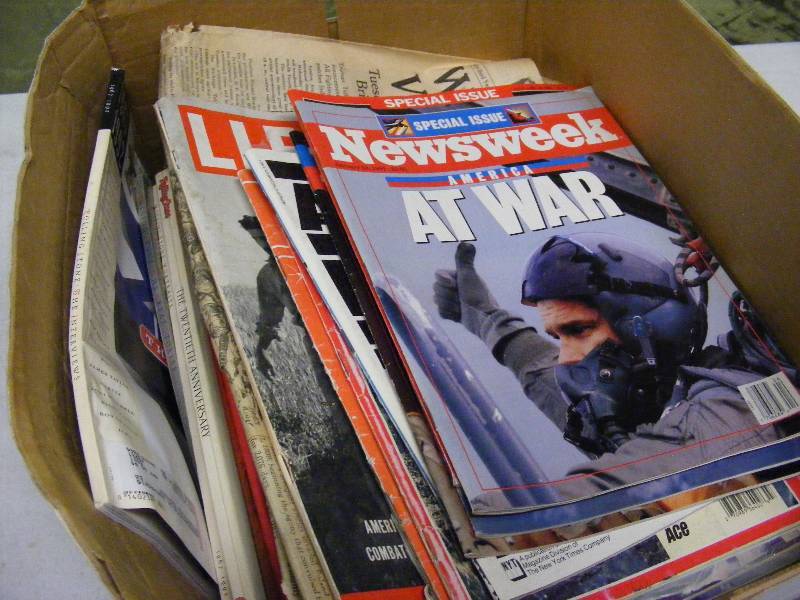 lot 149 image: Magazines and Newspapers of Significant Events
