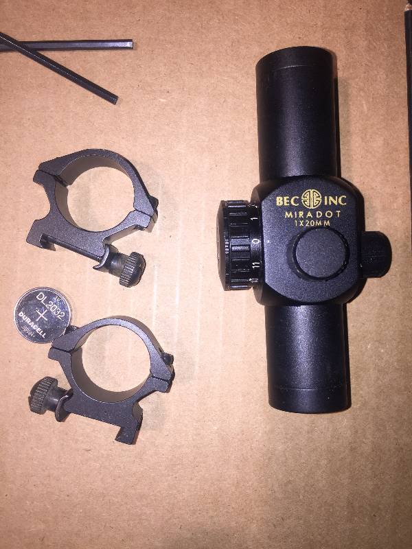 Miradot  Scope with rings