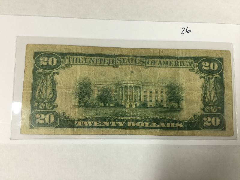 $20 Federal Reserve Note