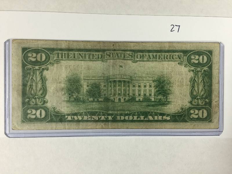 $20 Federal Reserve Note