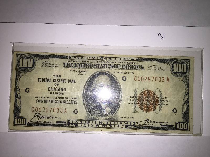 $100 Federal Reserve Note
