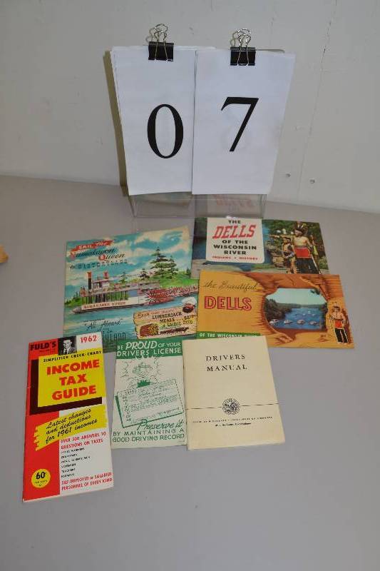 lot 7 image: The Dells, Drivers Manual, taxes