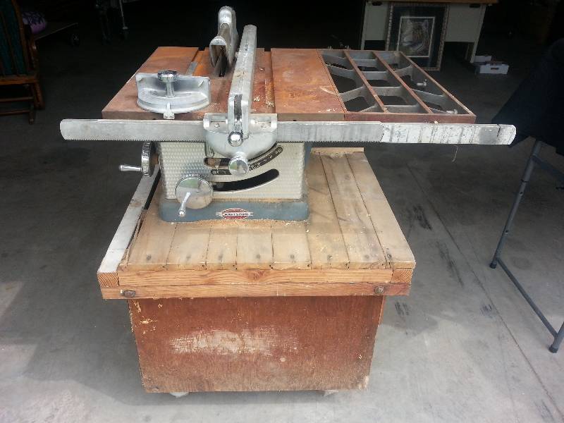 lot 3 image: Craftsman 34 HP Table Saw
