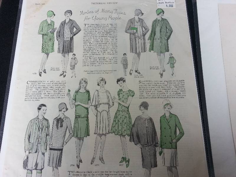 lot 35 image: Vintage Girls and Womens Fashion Advertisments