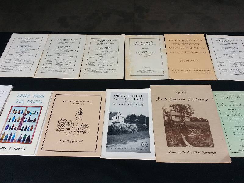 lot 40 image: Vintage Minnesota Symphony Orchestra Programs  More