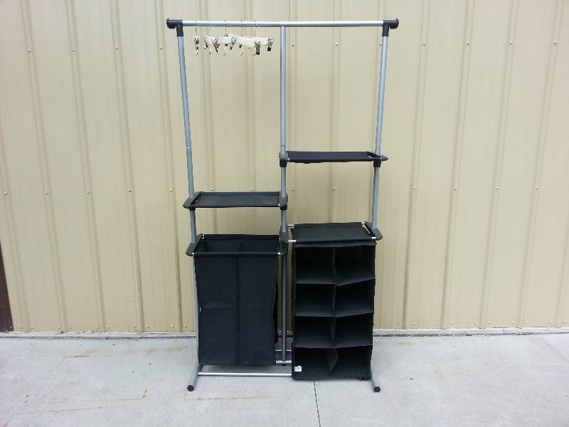 lot 108 image: Closet Organizer Garment Rack