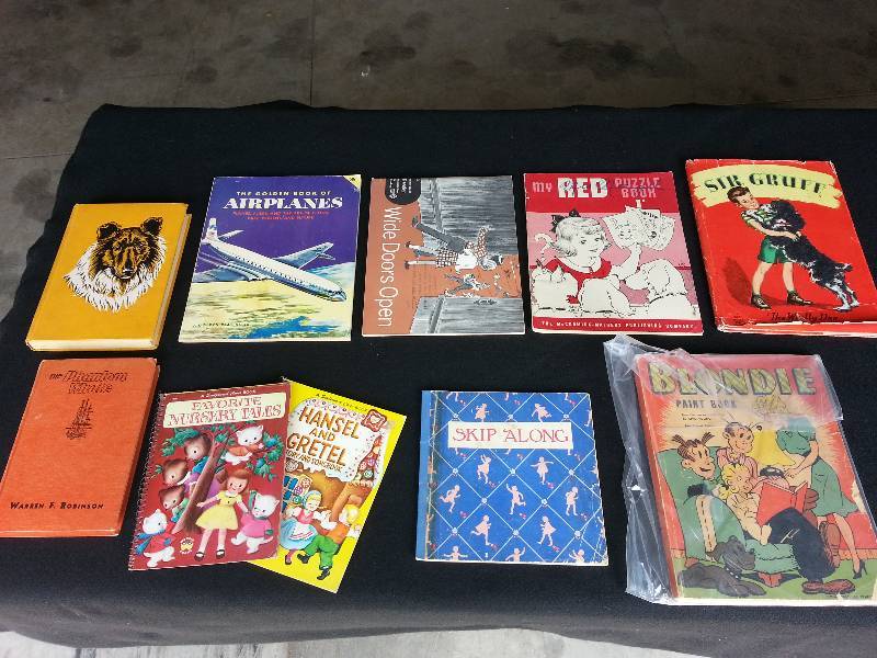 lot 26 image: Blondie Paint Book, Sir Gruff, Lassie, and More