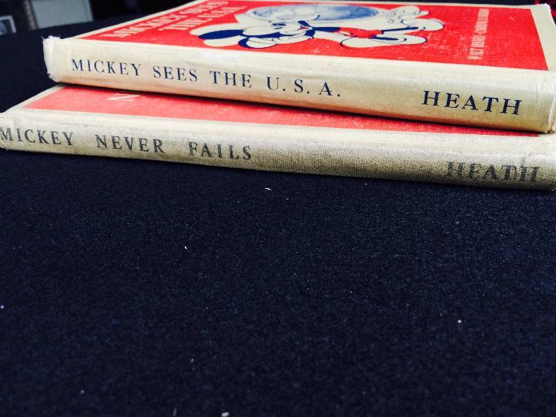 lot 24 image: 1939 & 1944 Mickey Mouse Books