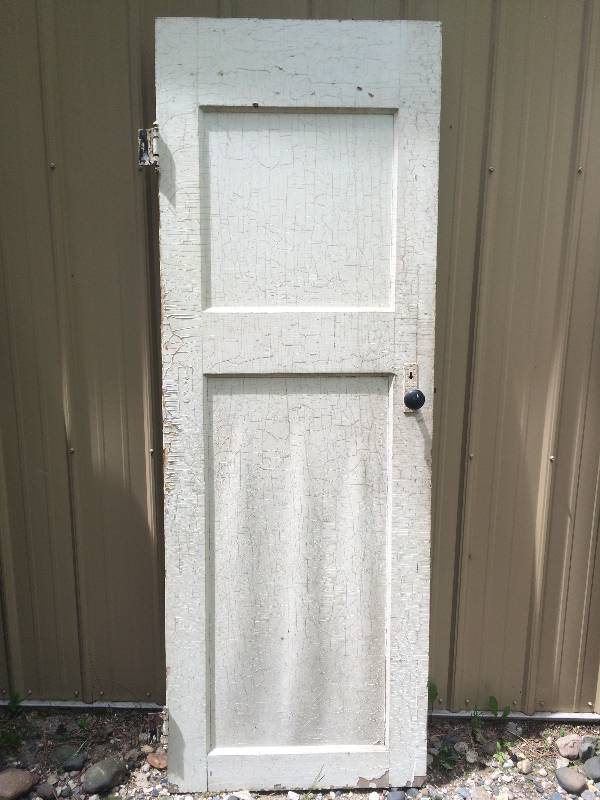 lot 61 image: Solid Wood Vintage Door